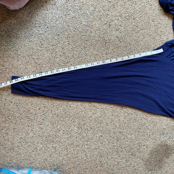 Boden Maternity Blue Leggings Plus Size 16 Super Stretchy - Picture 3 of 7